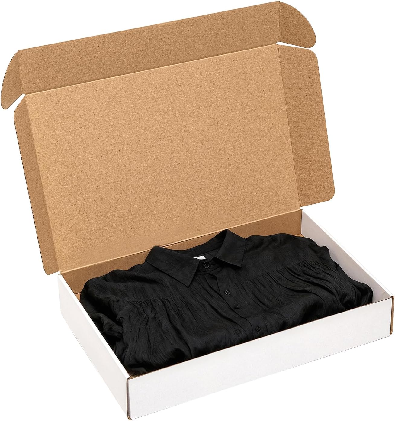 17x11x3 Shipping Boxes 20 Pack White**** Corrugated Cardboard Mailing Boxes for Small Business - Flat Literature Mailer Packaging Supplies